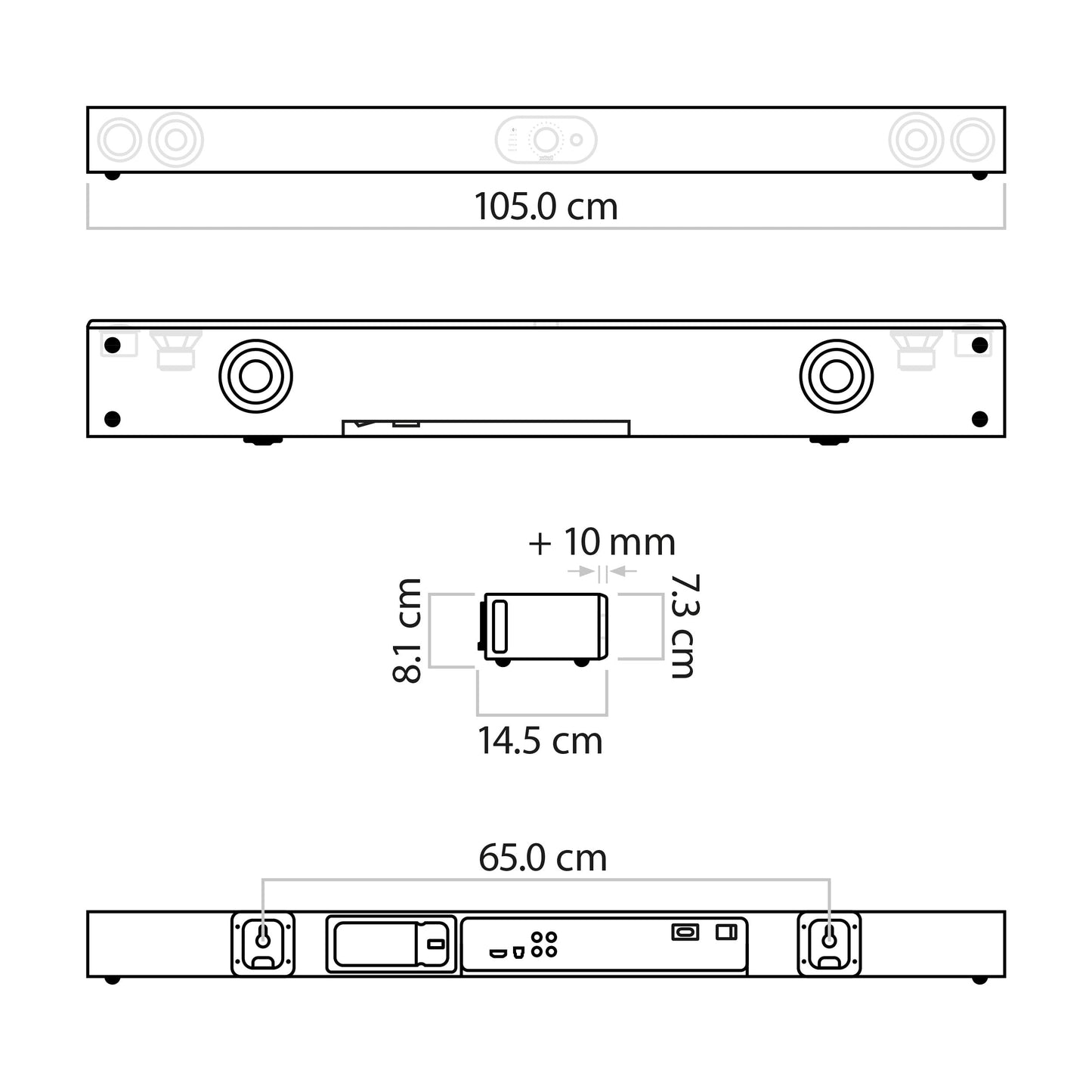 Nubert nuPro AS-2500 Soundbar – Kompakt & Leistungsstark
