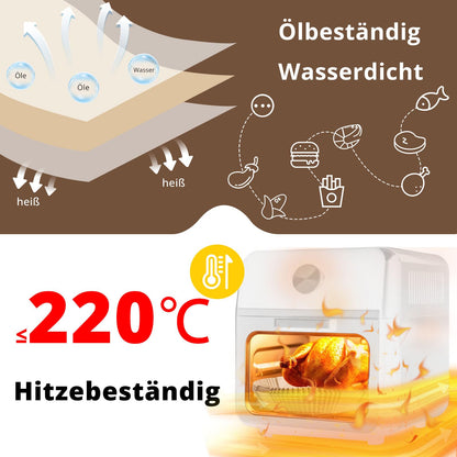 150 stk. airfryer bagepapir XL/XXL 20–24 cm